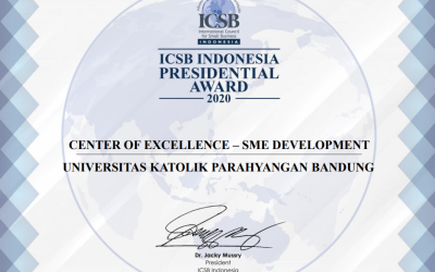 Pusat Studi CoE-SME Unpar Raih Presidential Award ICSB Indonesia